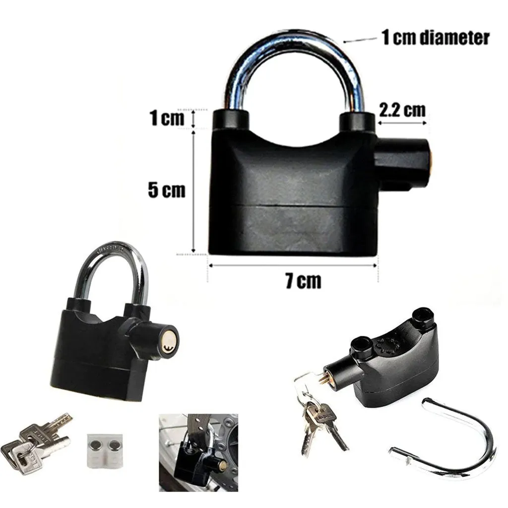 0185 Anti Theft Security Pad Lock with Smart Alarm