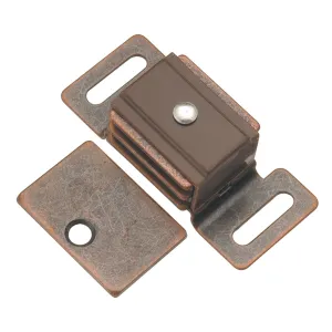 1-7/8 In. Statuary Bronze Double Magnetic Catch