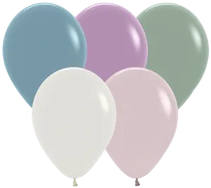 11 inch Sempertex Pastel Dusk Assortment 100ct
