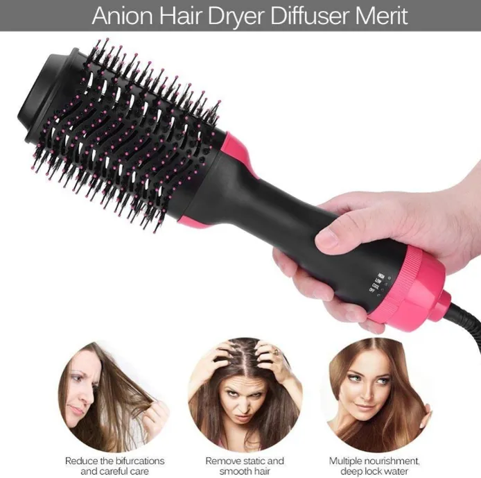 2 In 1 Multi-functional Hair Dryer & Rotating Volumizer