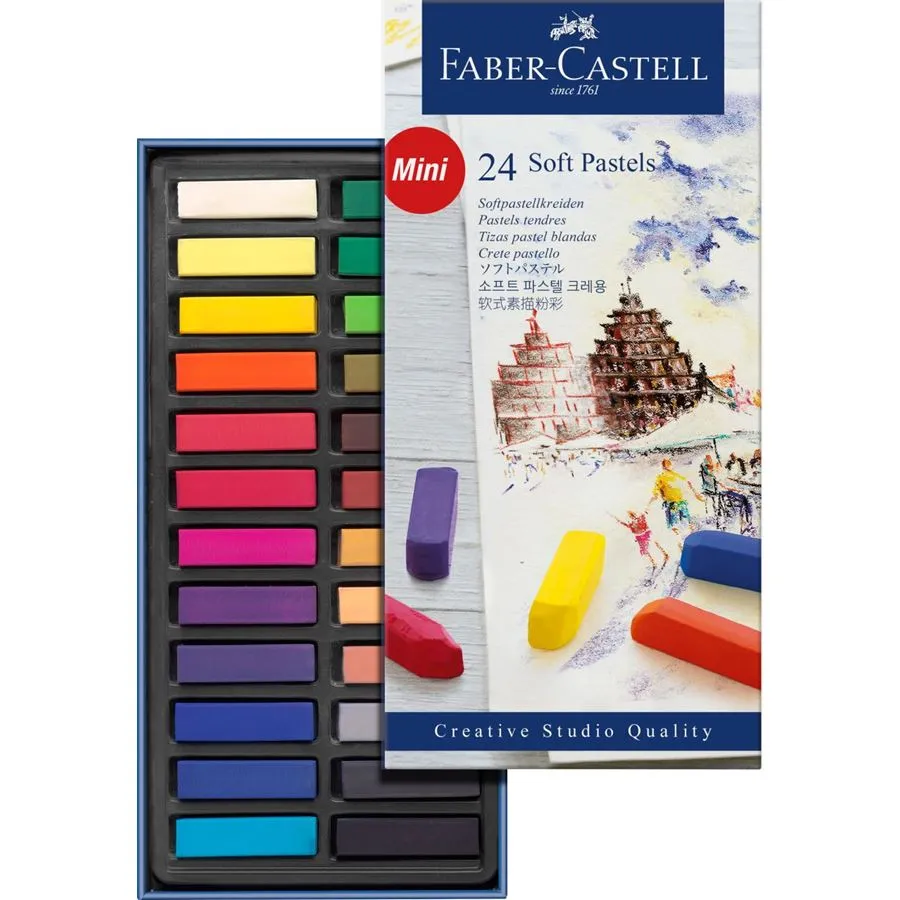 24 Mini Soft Pastels