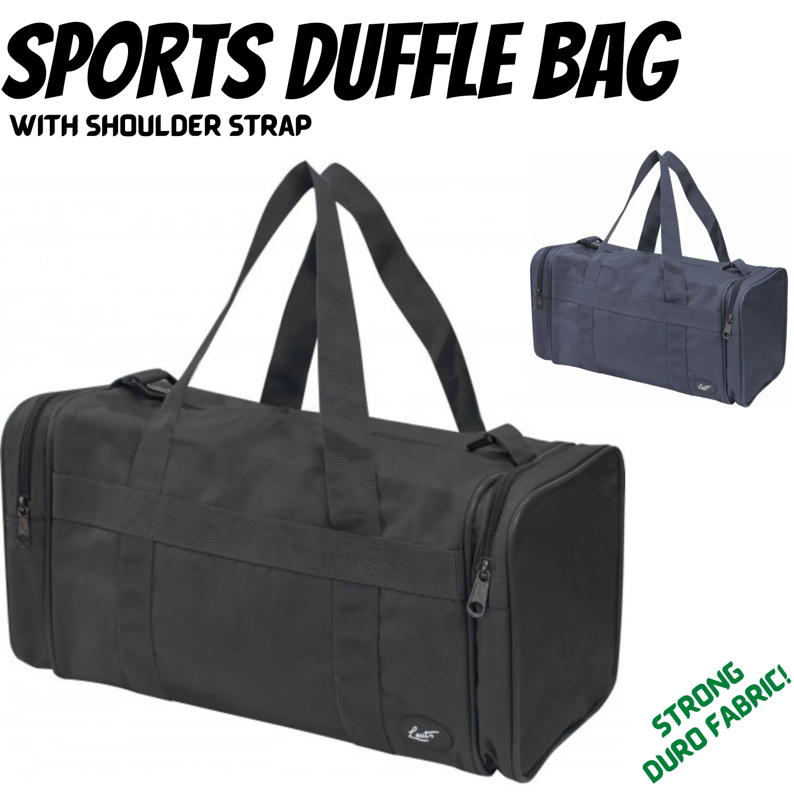 28L Travel Foldable Duffel Bag Gym Sports Luggage Foldaway School Bags - Duro