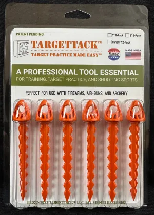 3-Inch 6-Pack of TargetTacks® Original Orange