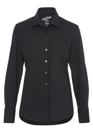 3387-91901 - Functional Oversize Bluse - schwarz