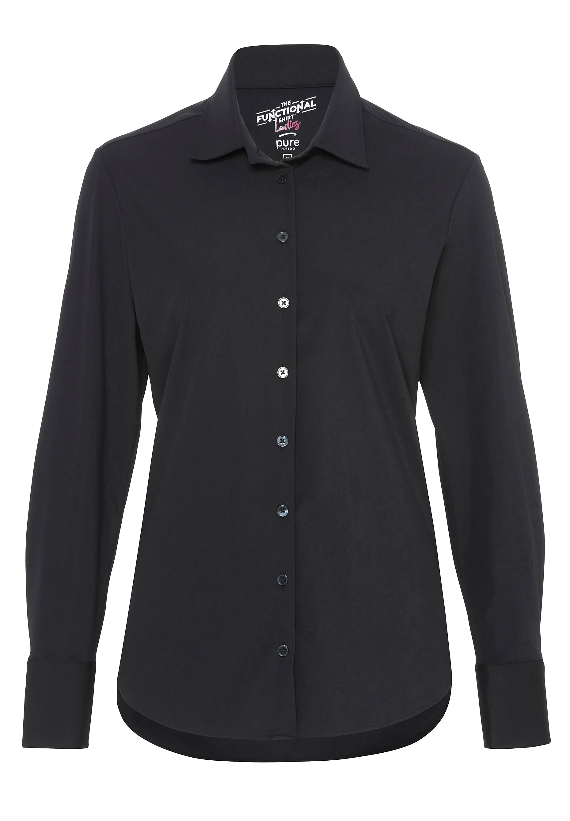 3387-91901 - Functional Oversize Bluse - schwarz