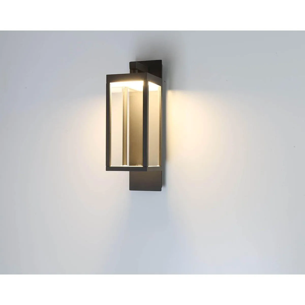 34125 15 In. LED Outdoor Wall Sconce Gray Finish