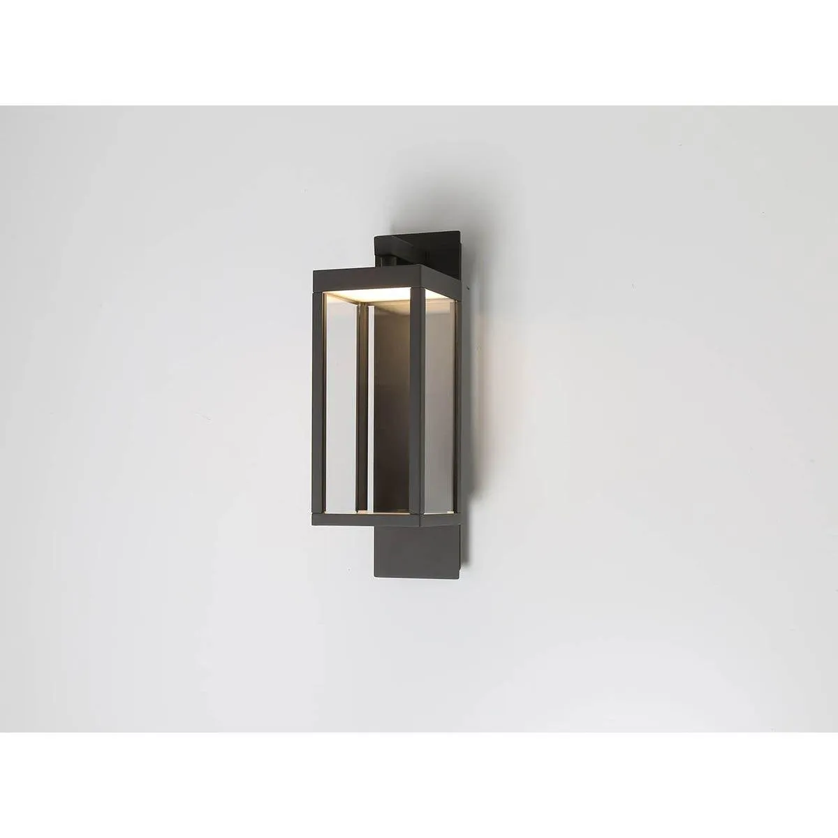 34125 15 In. LED Outdoor Wall Sconce Gray Finish