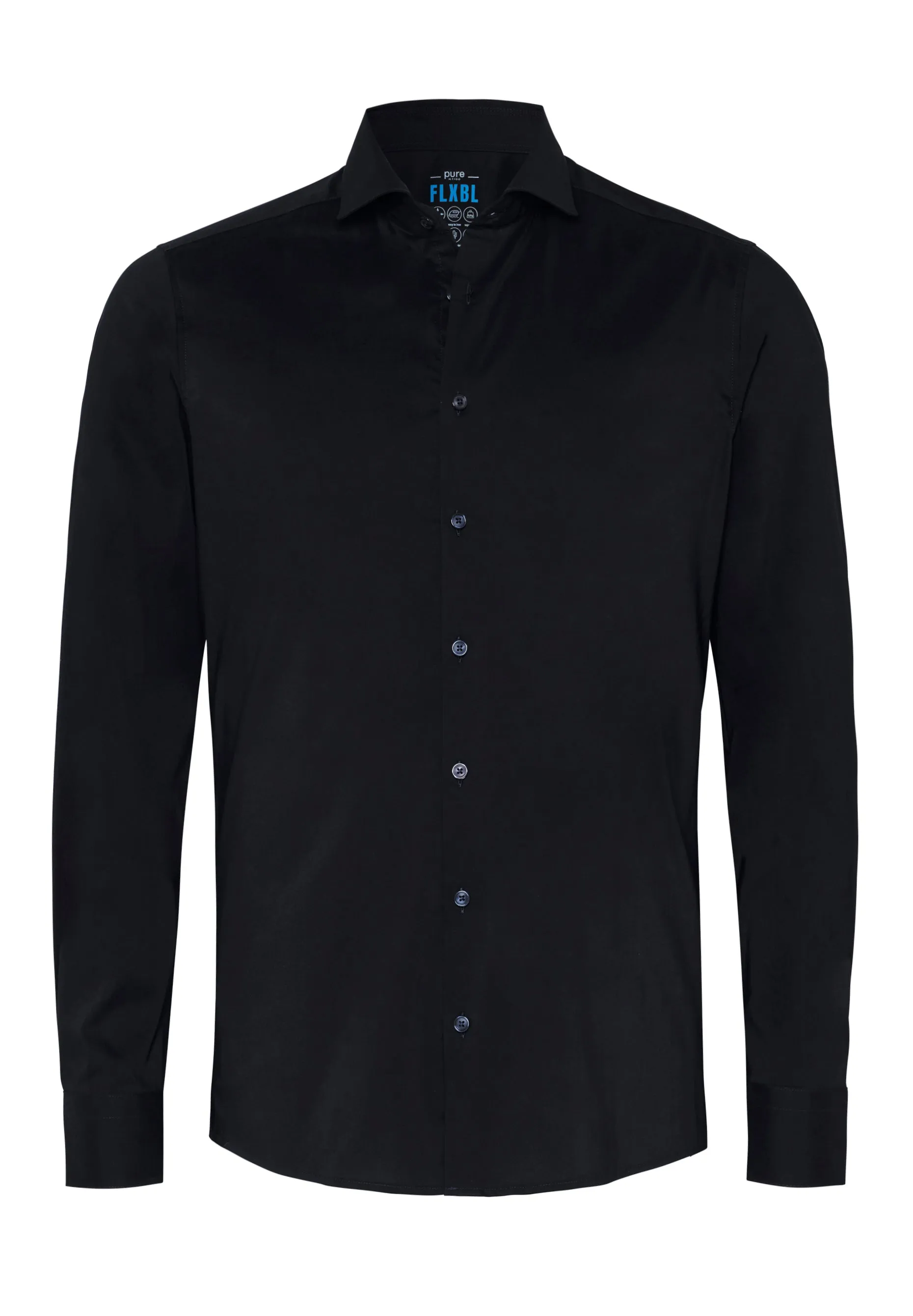 4059-21709 - FLXBL Hemd - schwarz