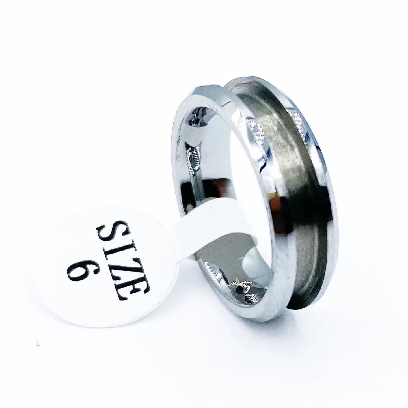 5 Pack - Tungsten Ring Blank