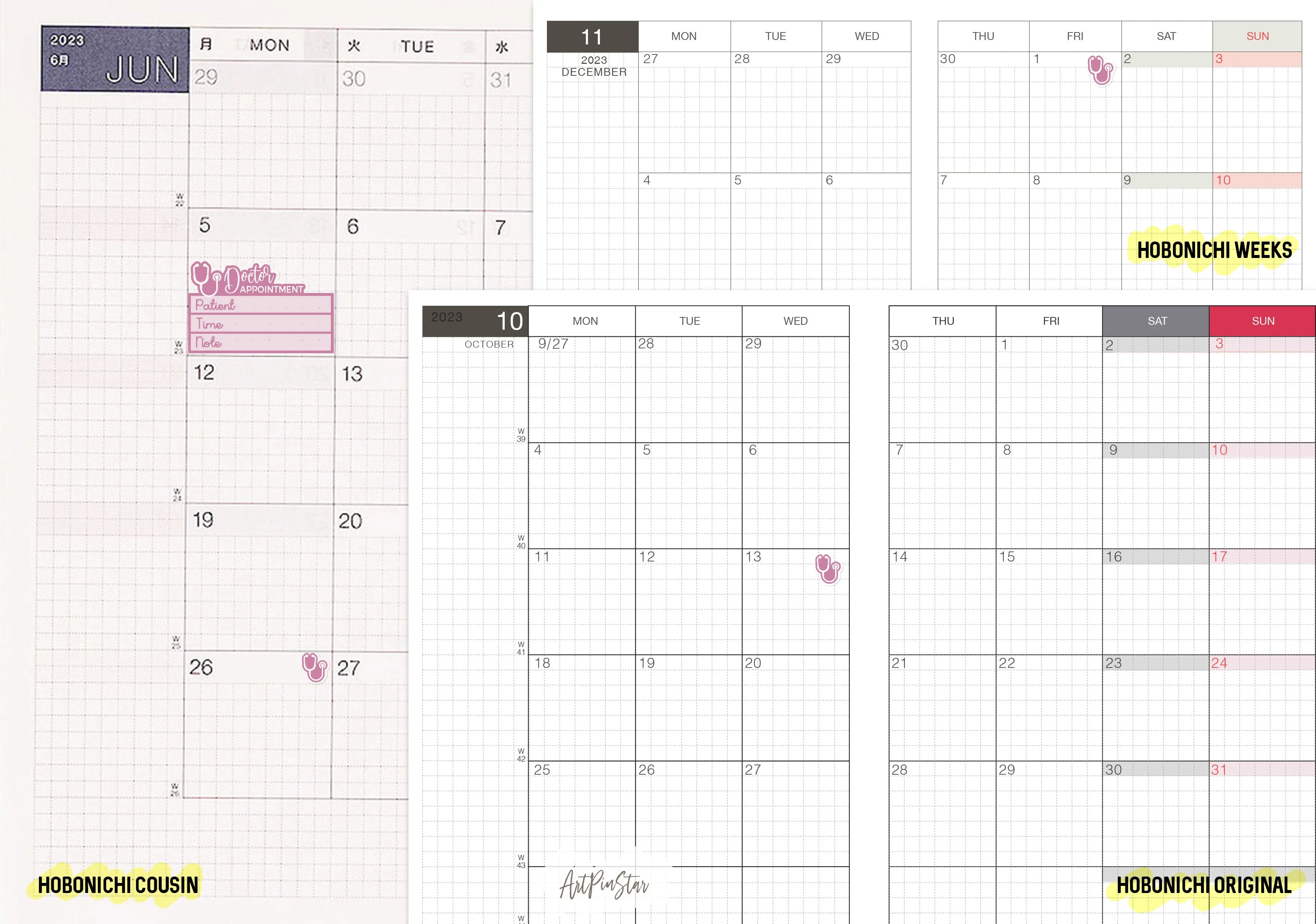 A005i | Doctor Appointment, Pink