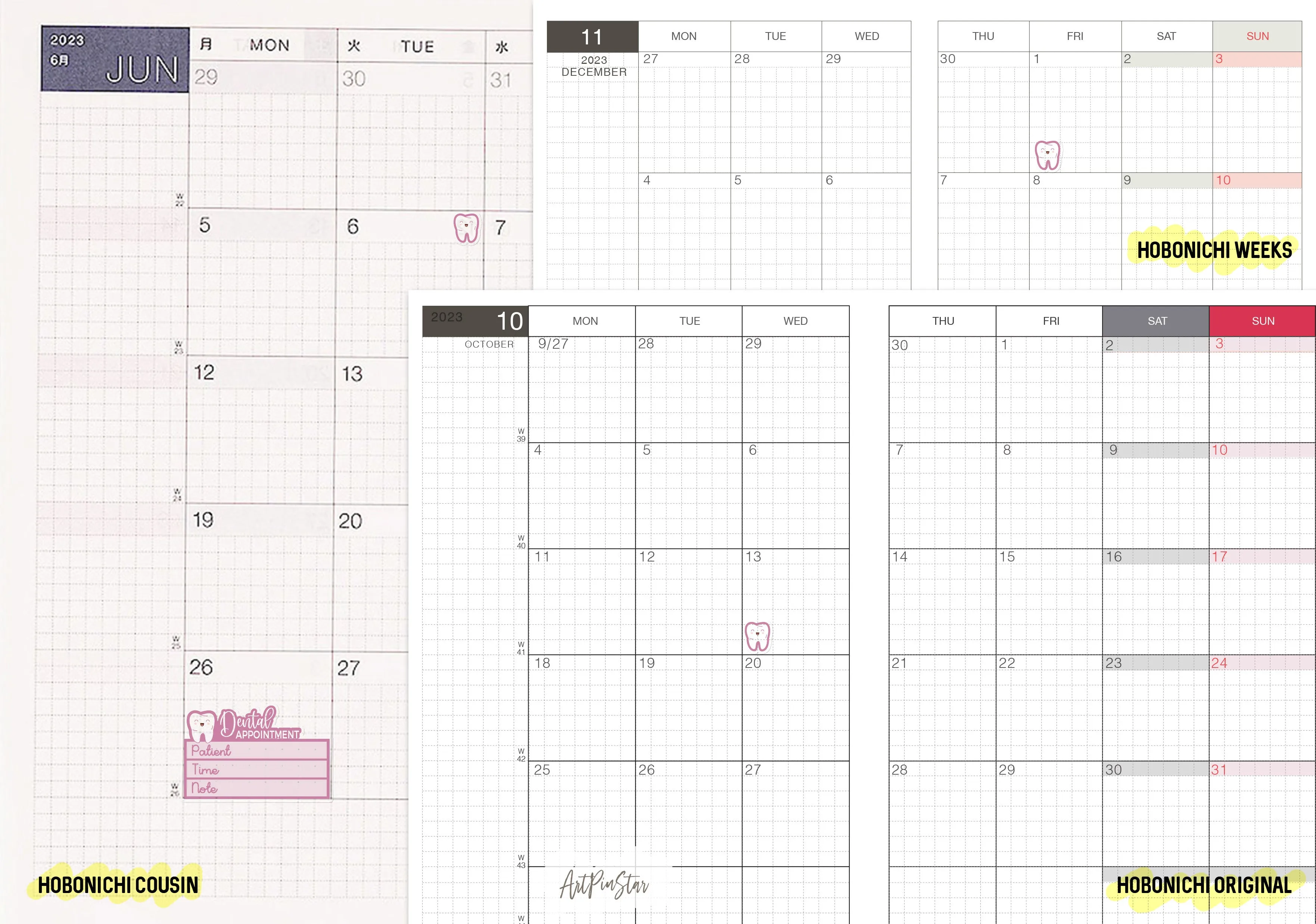 A006i | Dental Appointment, Pink