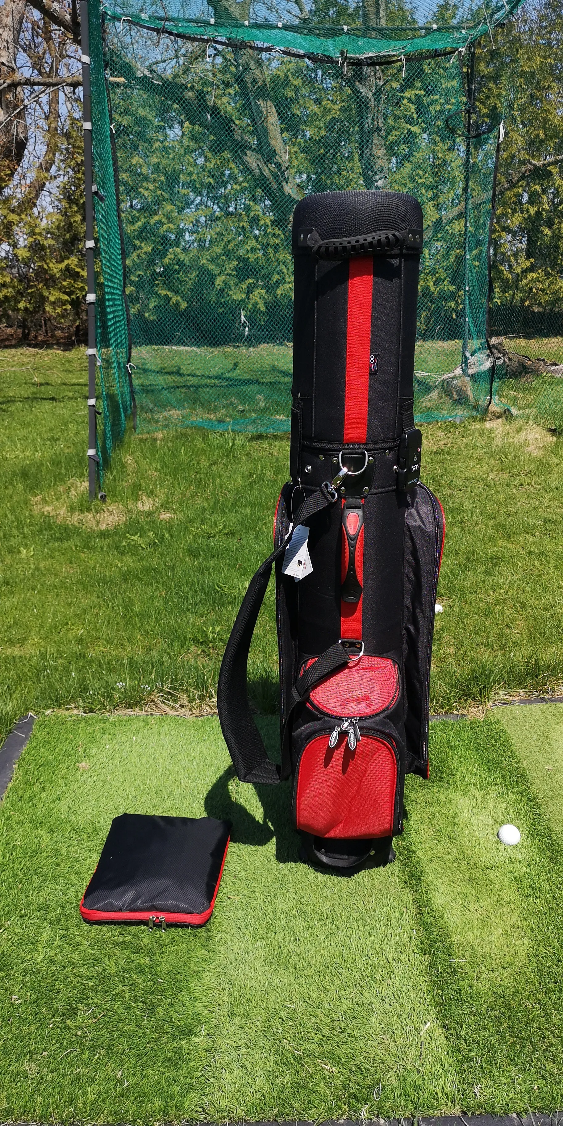 A99Golf Travel Mate III with SKIN CarryOn Wheeled Cover W. TSA Lock Air Porter Golf Travel Bag cart Bag Hybrid Travel Bag