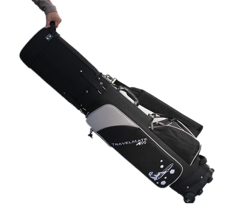 A99Golf Travel Mate III with SKIN CarryOn Wheeled Cover W. TSA Lock Air Porter Golf Travel Bag cart Bag Hybrid Travel Bag