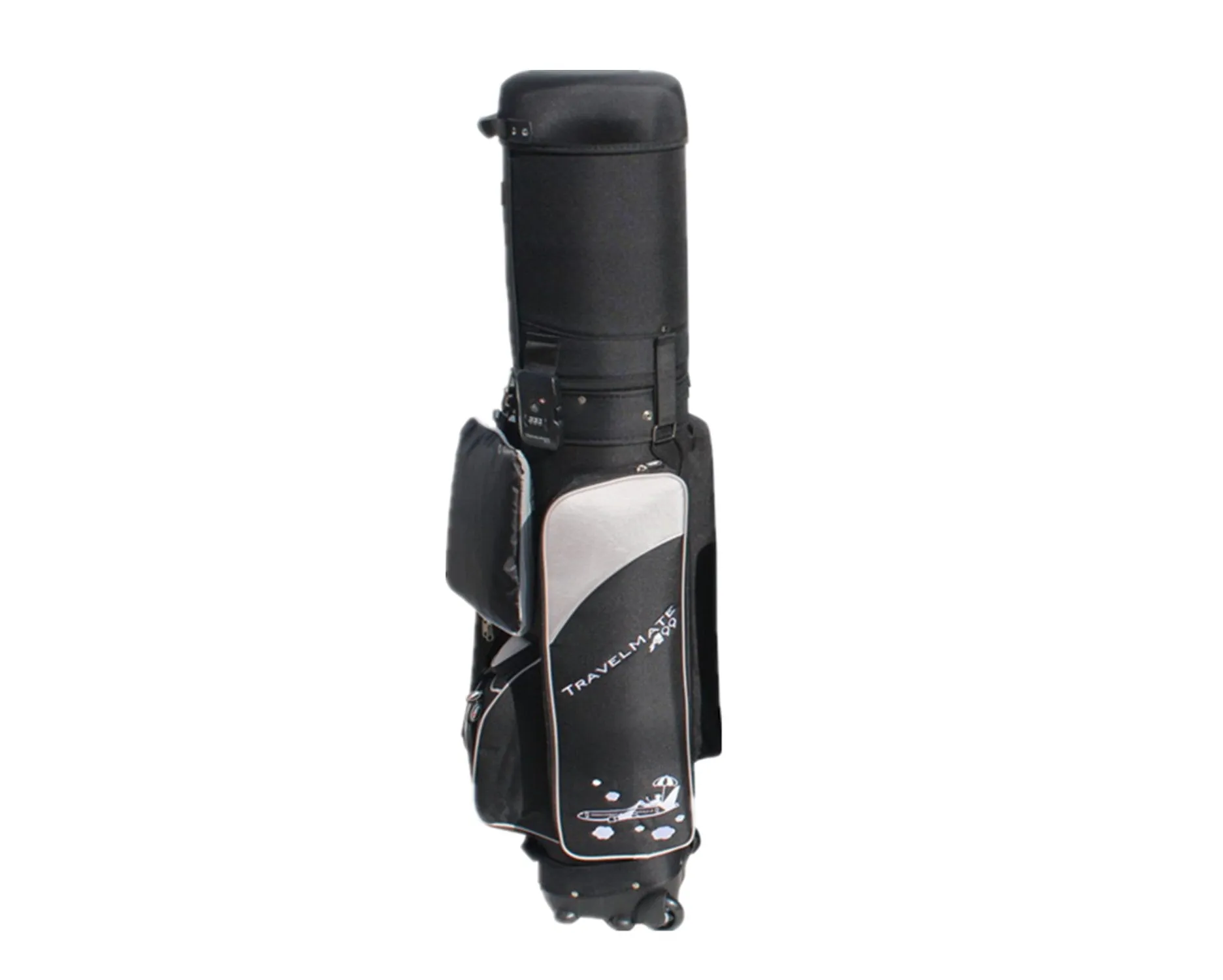 A99Golf Travel Mate III with SKIN CarryOn Wheeled Cover W. TSA Lock Air Porter Golf Travel Bag cart Bag Hybrid Travel Bag