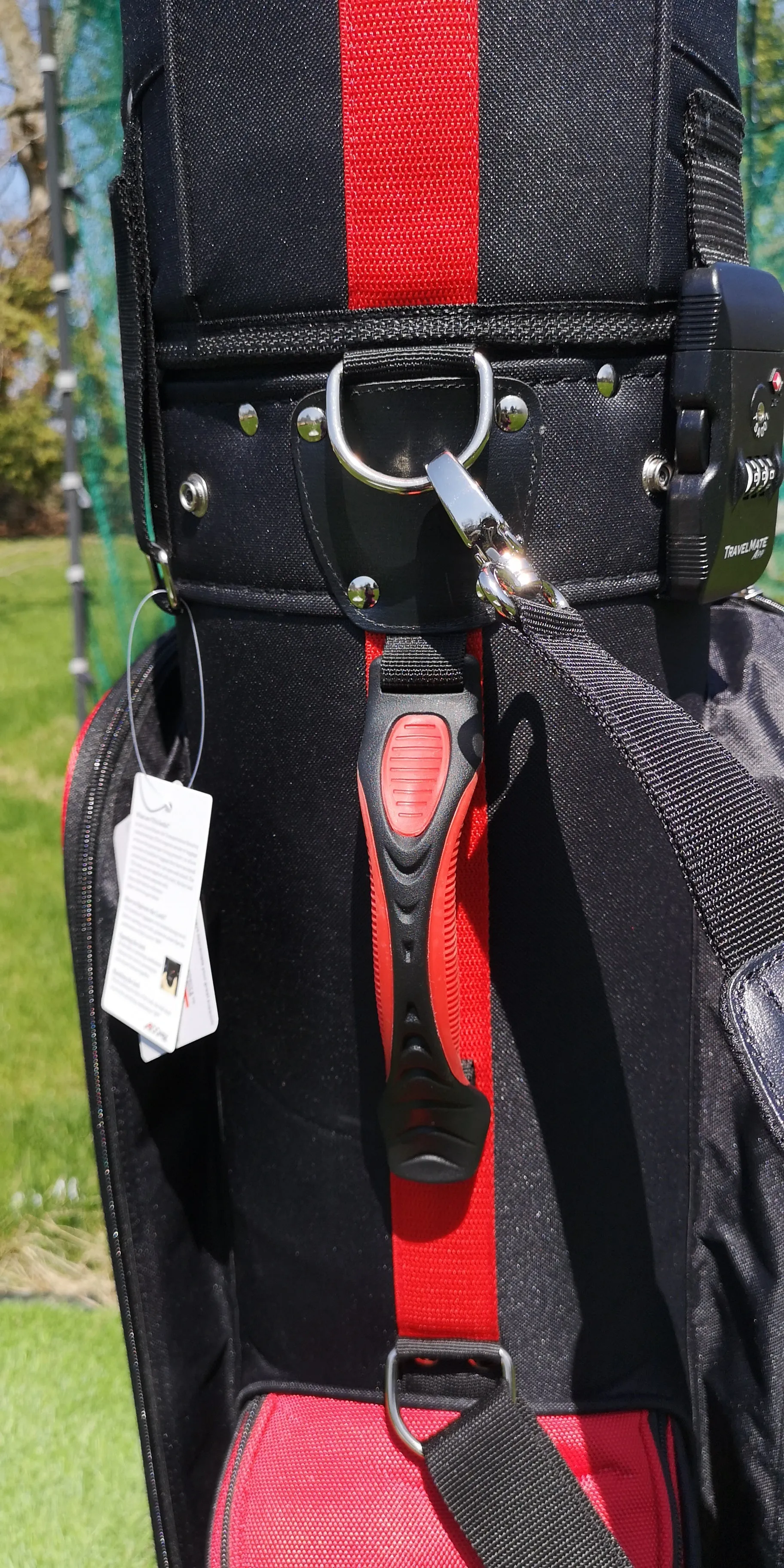 A99Golf Travel Mate III with SKIN CarryOn Wheeled Cover W. TSA Lock Air Porter Golf Travel Bag cart Bag Hybrid Travel Bag