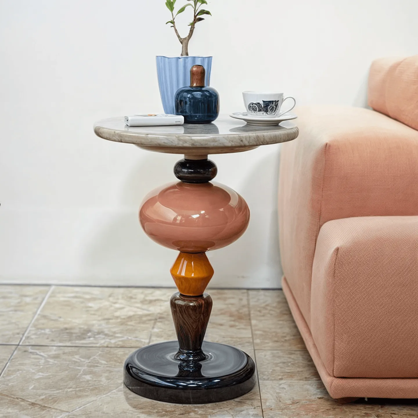 Adelina Pink Table