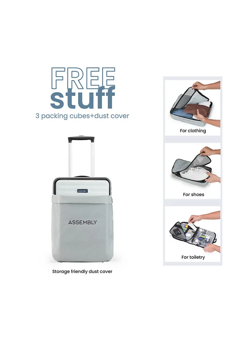Agile Set | Grey-White | CabinPro Laptop Backpack