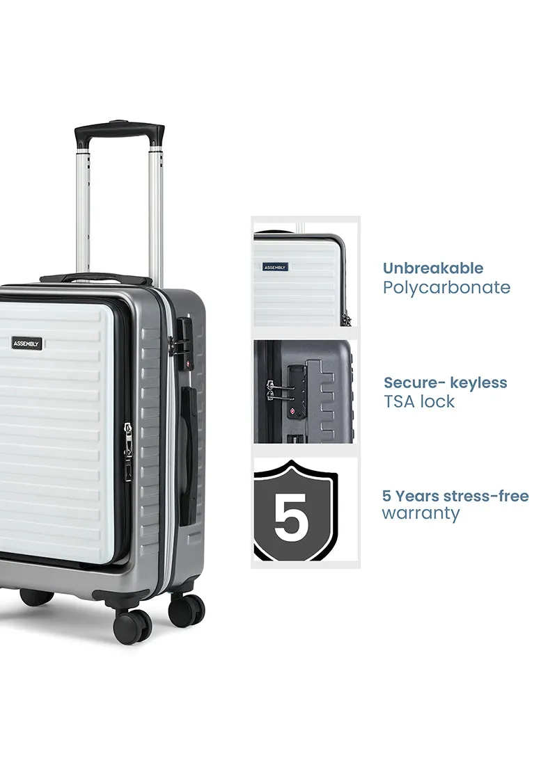 Agile Set | Grey-White | CabinPro Laptop Backpack
