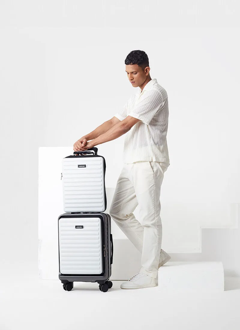 Agile Set | Grey-White | CabinPro Laptop Backpack