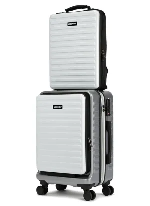Agile Set | Grey-White | CabinPro Laptop Backpack
