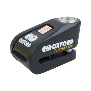 Aprilia Dorsoduro 1200 Oxford LK218 Alpha XA14 Motorcycle Alarm Motorbike Disc Lock Black