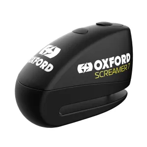 Aprilia Dorsoduro 1200 Oxford LK289 Screamer 7 Disc Lock Alarm Motorcycle Motorbike Security Black