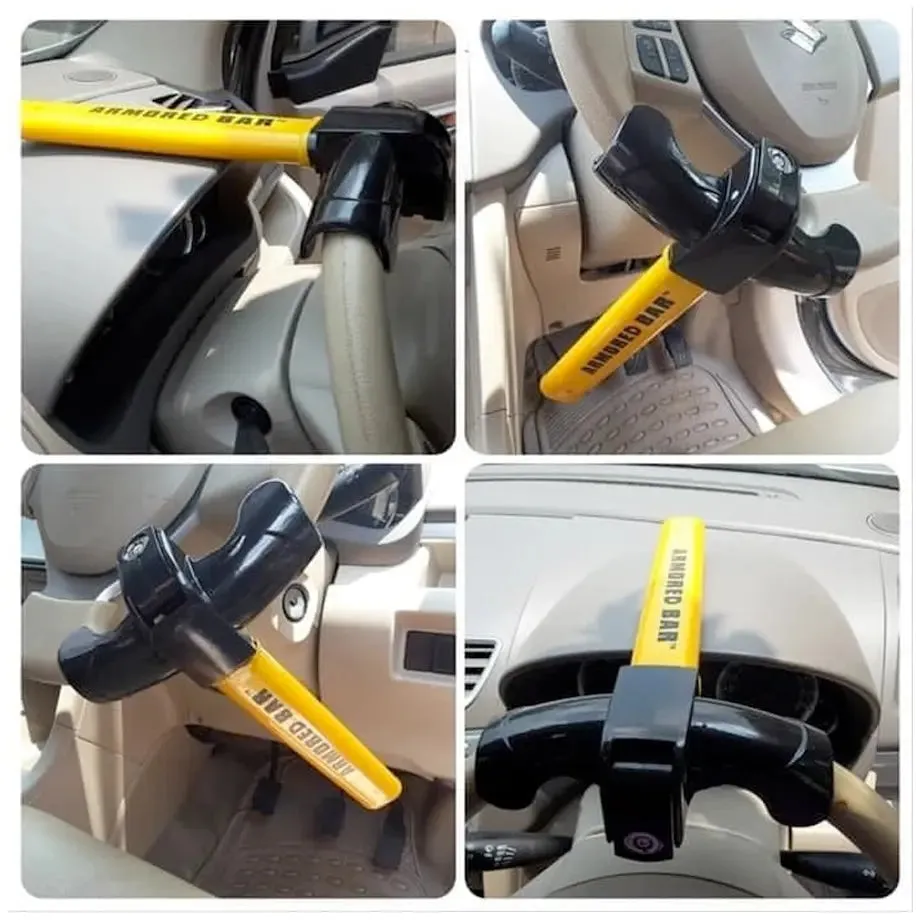 Armored Bar - Anti Theft Steering Wheel Lock