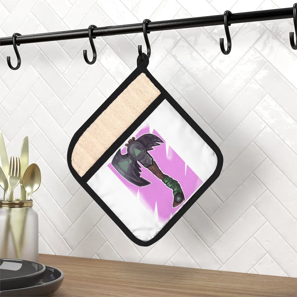 Axe Pot Holder with Pocket