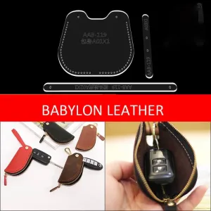 BABYLON™ Car Keychain Leather Making Pattern AAB-119