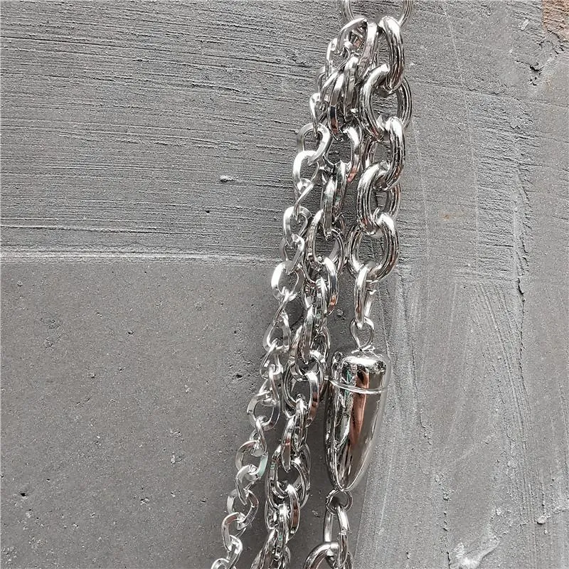 Badass Punk Mens Triple Long Bullet Wallet Chain Pants Chain Jeans Chain Jean Chain For Men