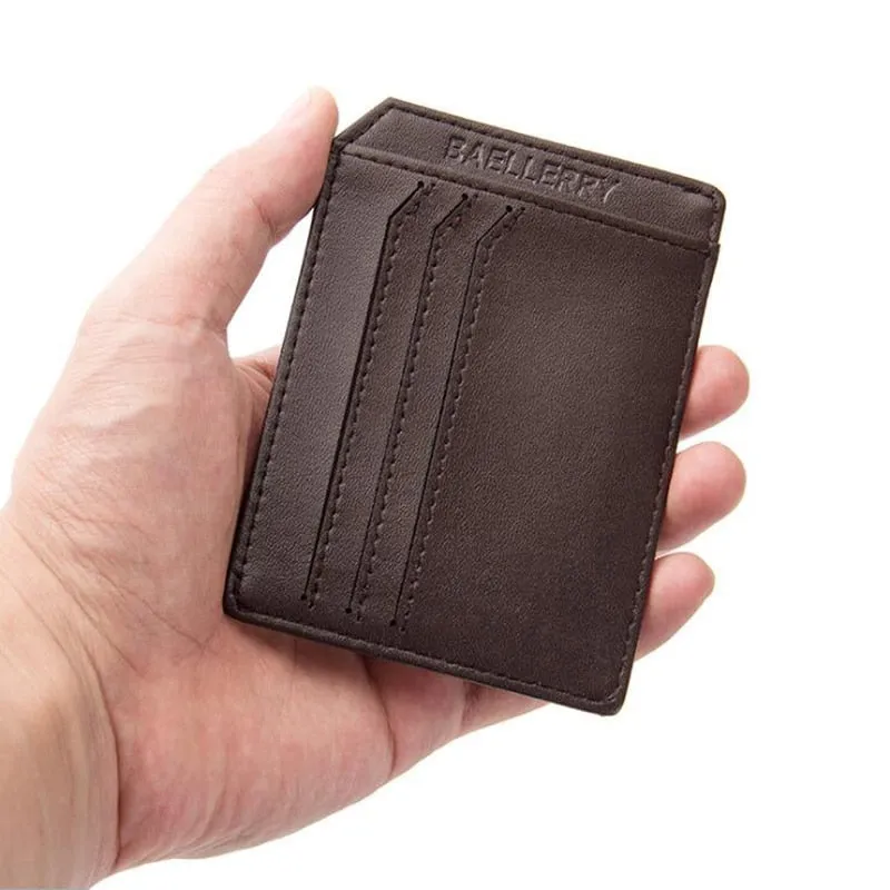 Baellerry Famous Brand Soft Slim Men Wallets