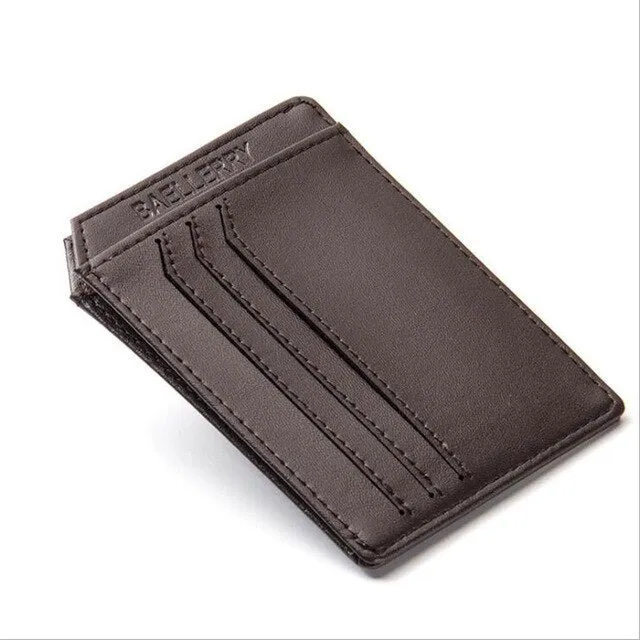 Baellerry Famous Brand Soft Slim Men Wallets