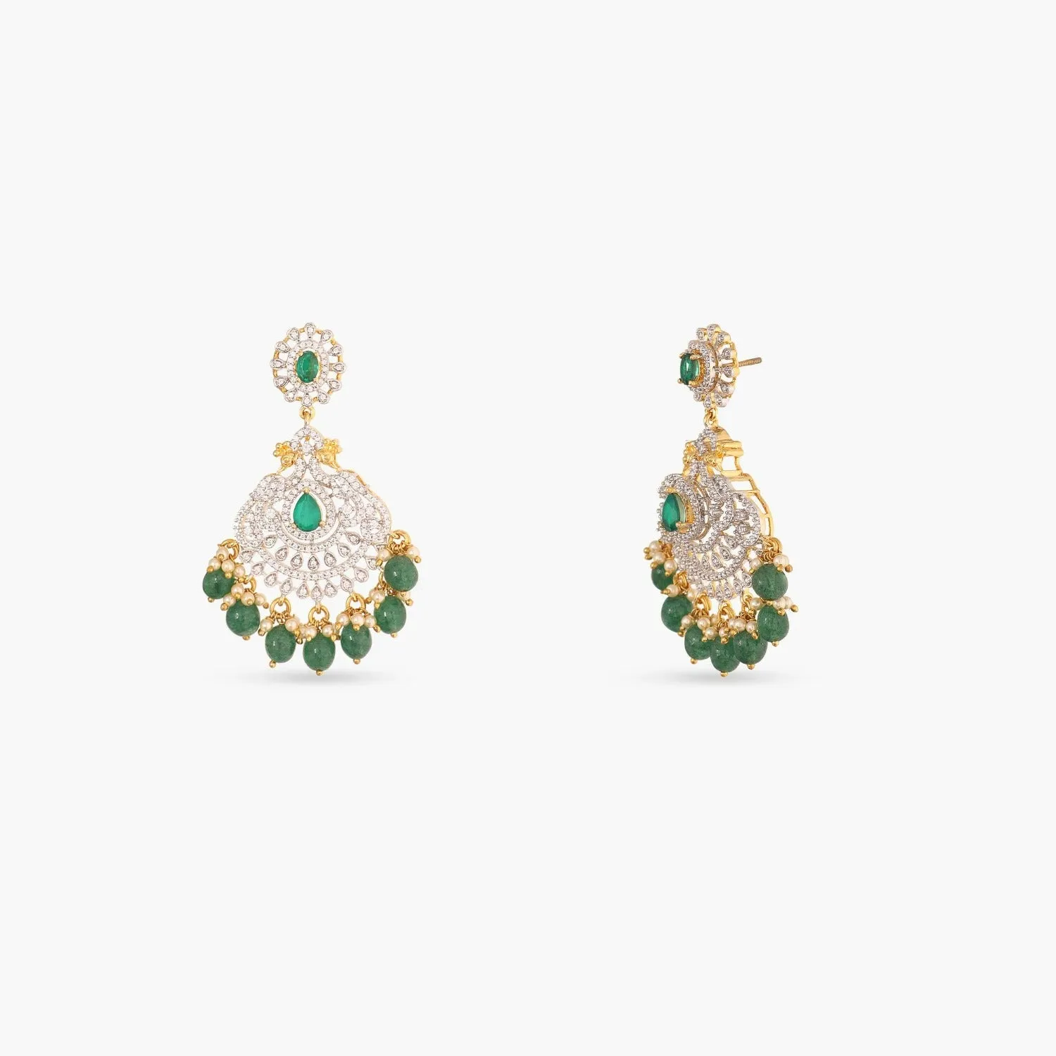 Bahaar Grand CZ Silver Choker Set