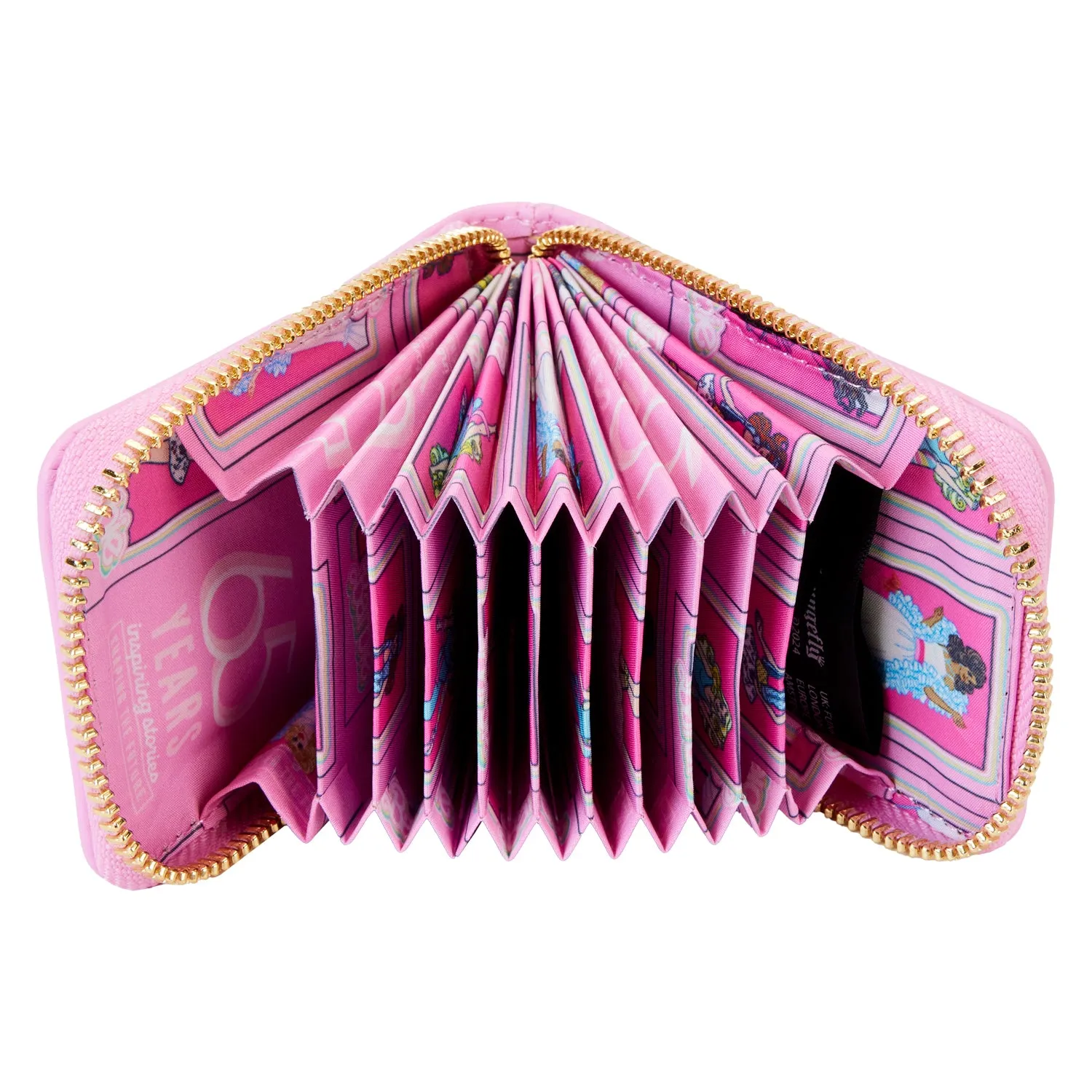 Barbie 65th Anniversary Doll Box Triple Lenticular Zip Around Wallet