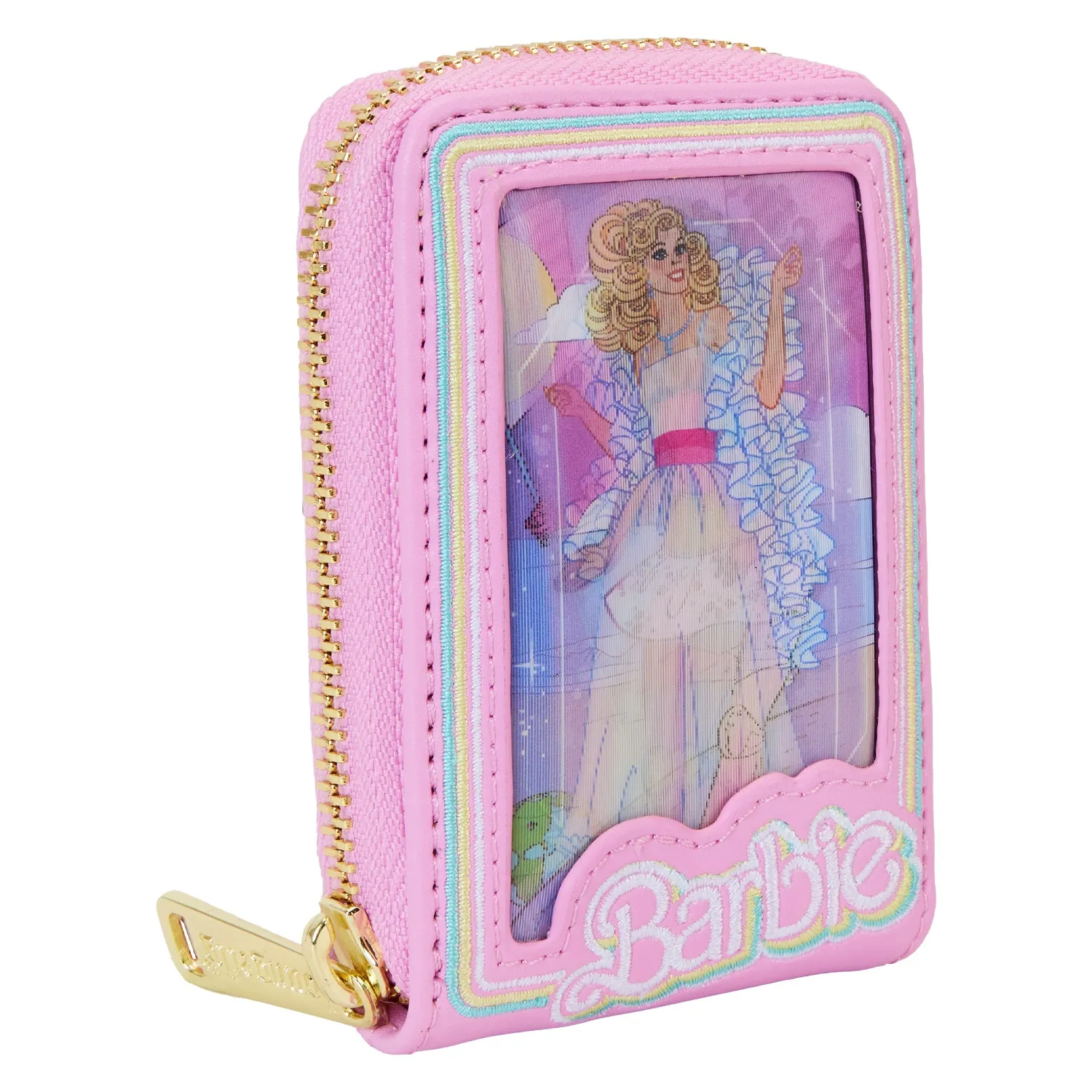 Barbie 65th Anniversary Doll Box Triple Lenticular Zip Around Wallet