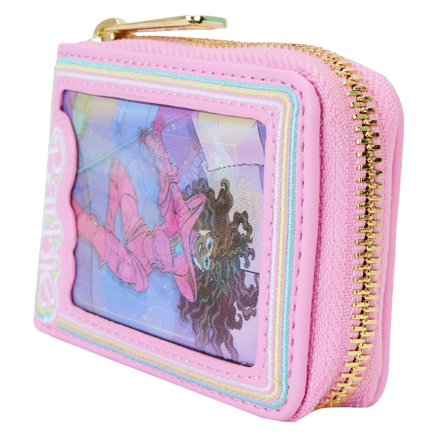 Barbie 65th Anniversary Doll Box Triple Lenticular Zip Around Wallet
