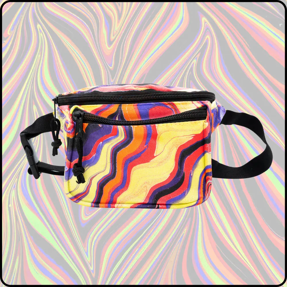 Bass Crayon RGB Hydro-Dipped Fanny Pack