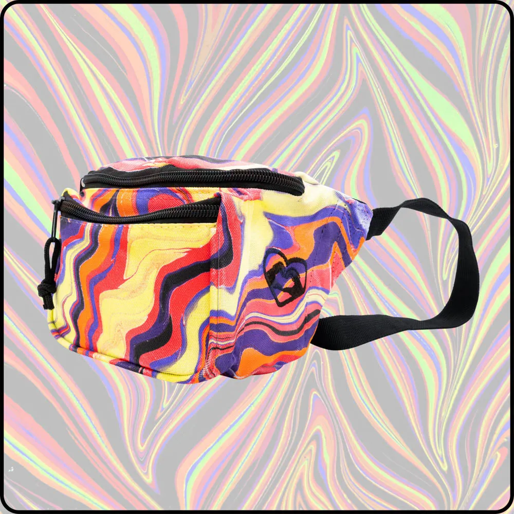 Bass Crayon RGB Hydro-Dipped Fanny Pack