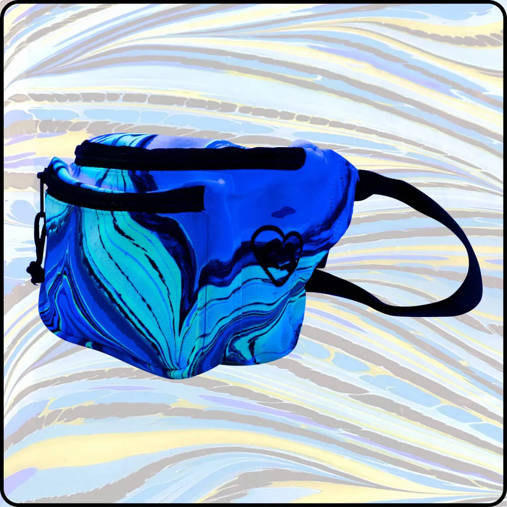 Beach Please UV Hydro-Dipped Fanny Pack