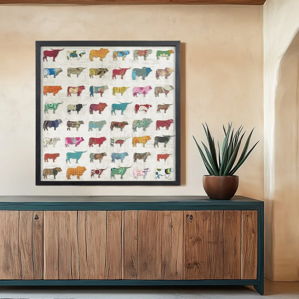 BIG PASTURE (MID-SIZE) original metal wall sculpture