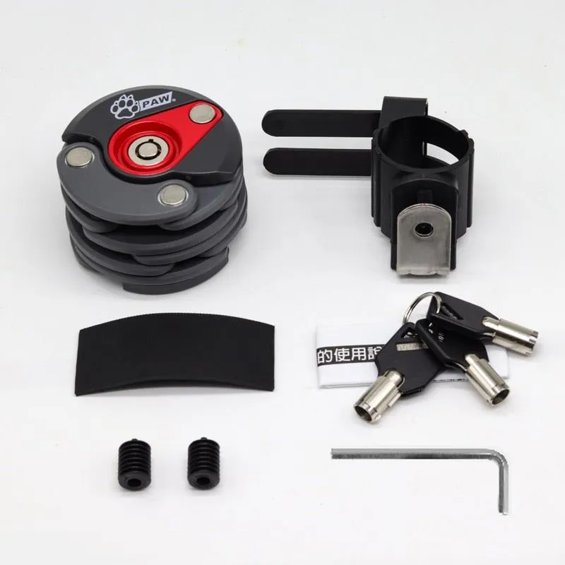 Bike Lock With 2 Keys Strong Security Anti theft Bicycle Lock