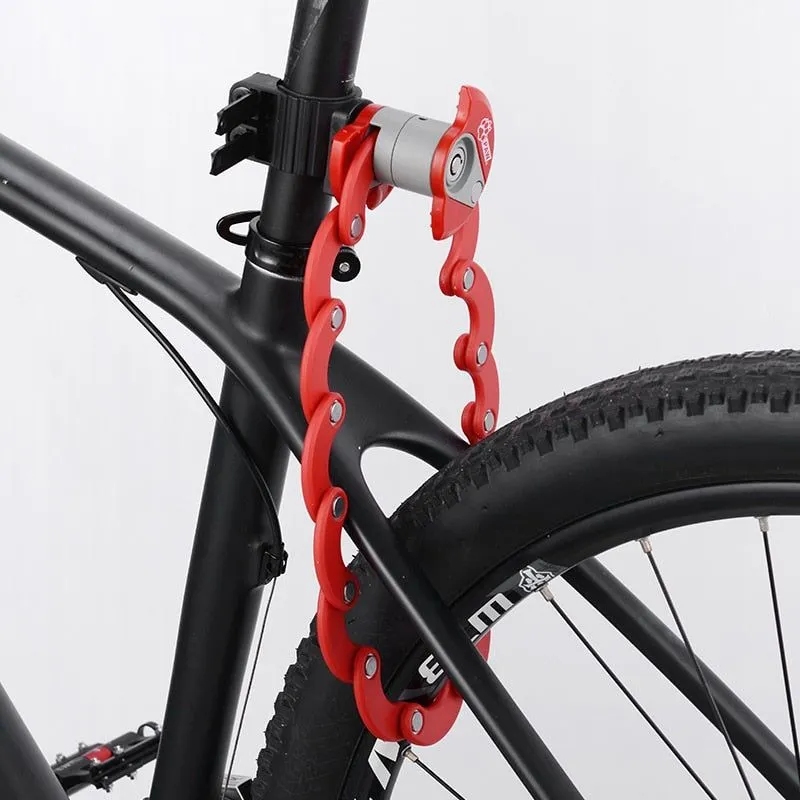 Bike Lock With 2 Keys Strong Security Anti theft Bicycle Lock