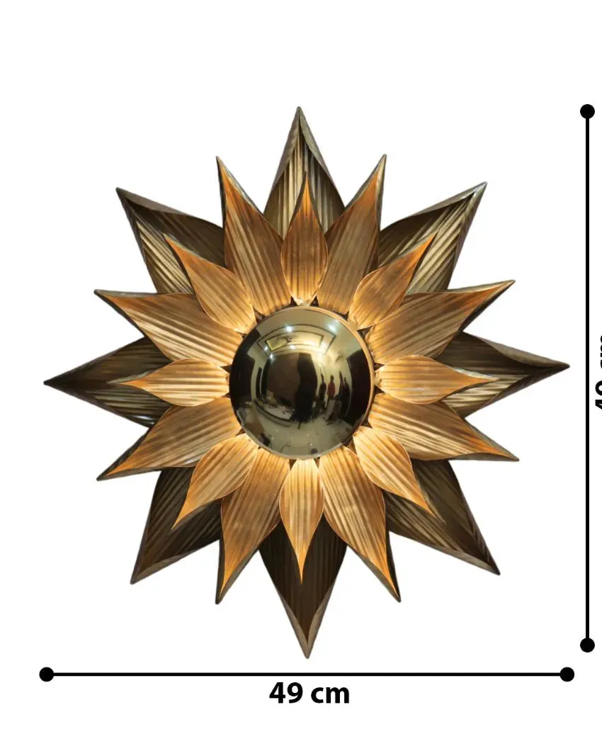 Blazed Wall Lamp | 19 x 19 x 6 inches