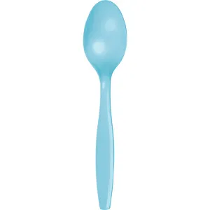 Bulk Pastel Blue Plastic Spoons (288 per Case)