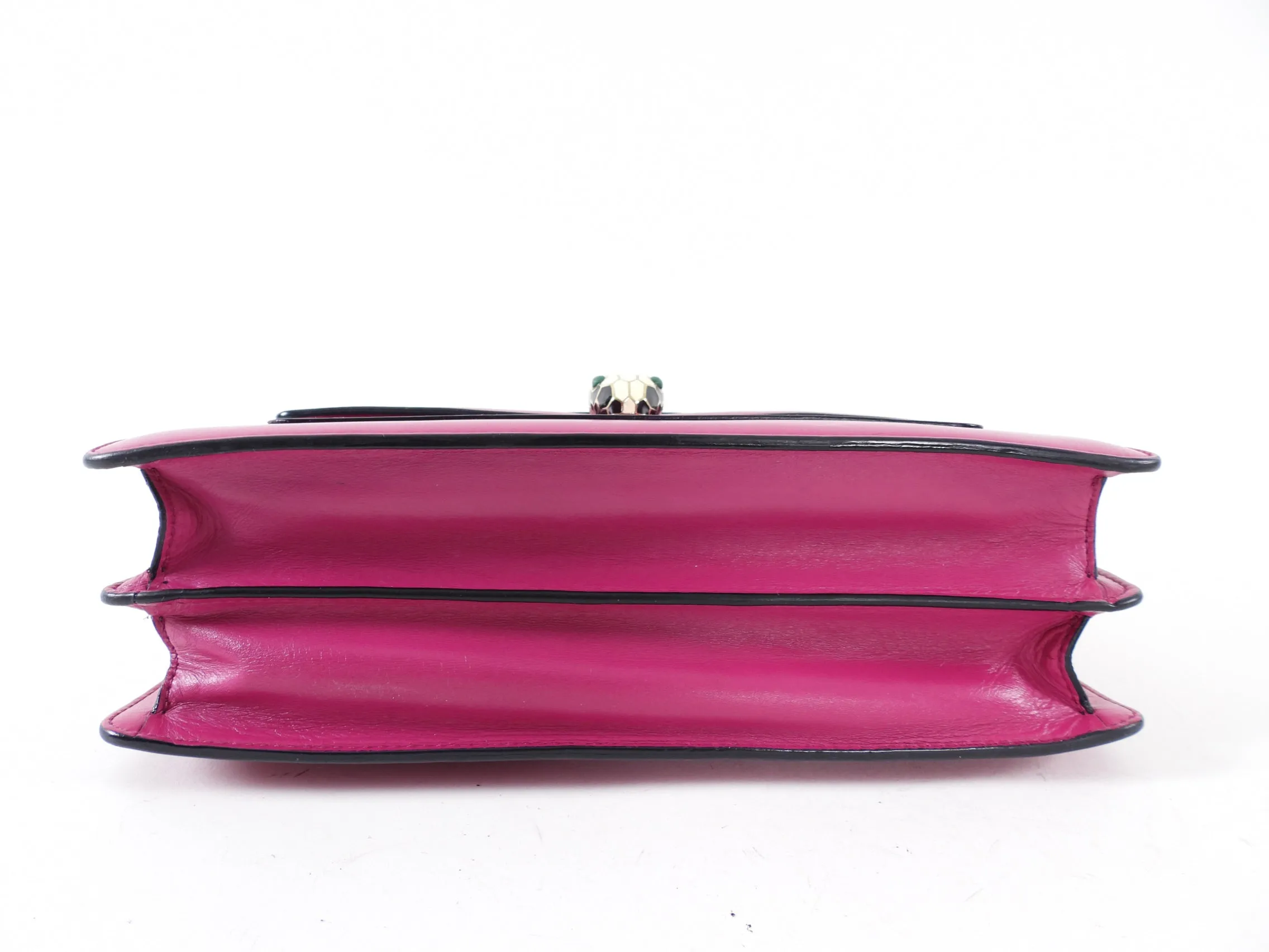 Bvlgari Serpenti Forever Medium Flap Bag Magenta Fuchsia