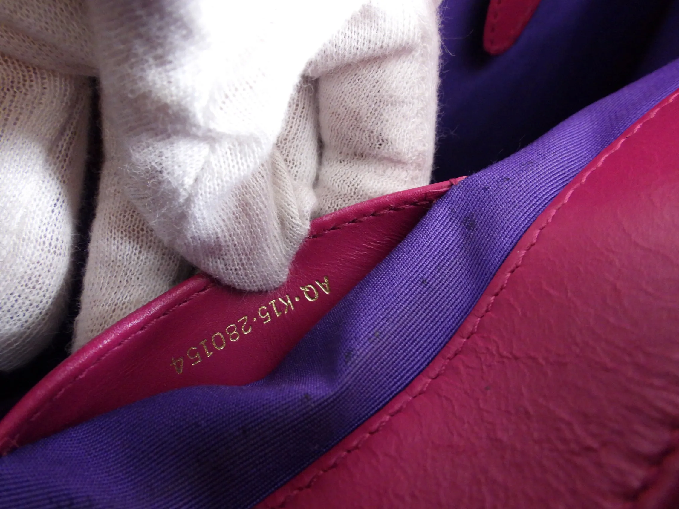 Bvlgari Serpenti Forever Medium Flap Bag Magenta Fuchsia