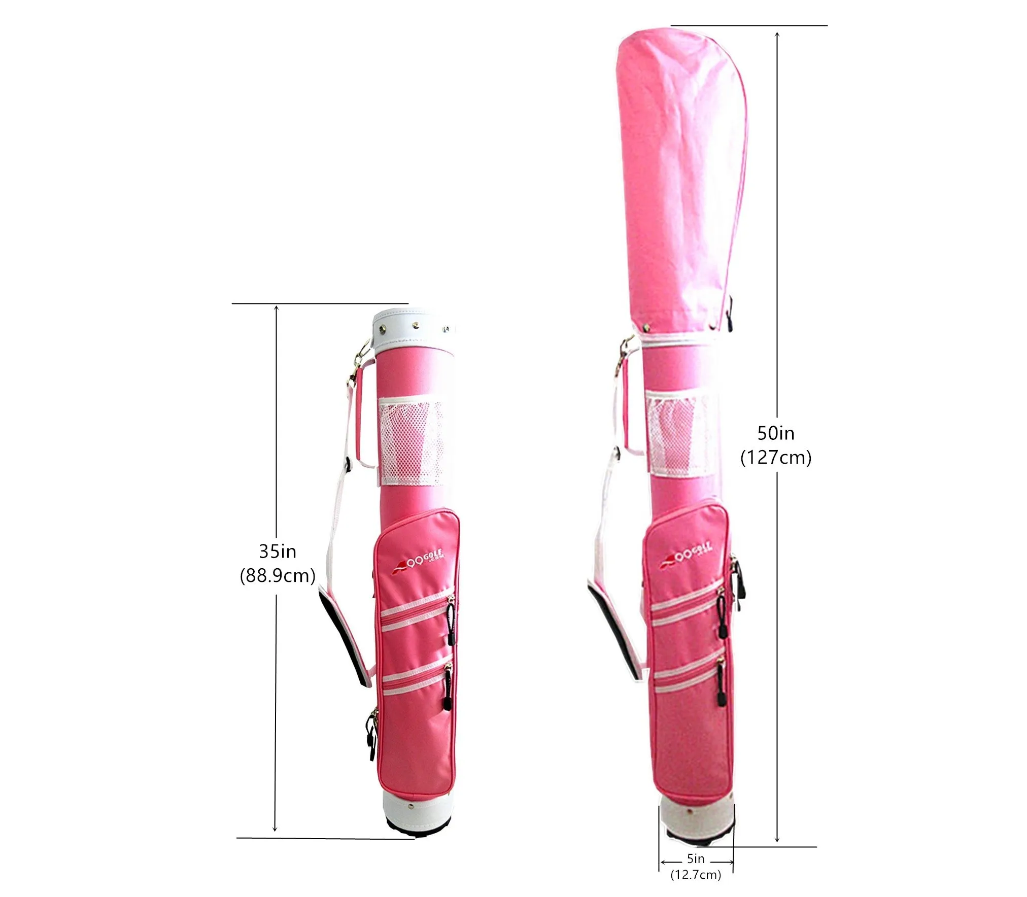 C10 A99Golf Carry Golf Bag Practice Range Golf Bag Golf Club Carry Bags Driving Range Mini Course Training Travel Case No Stand