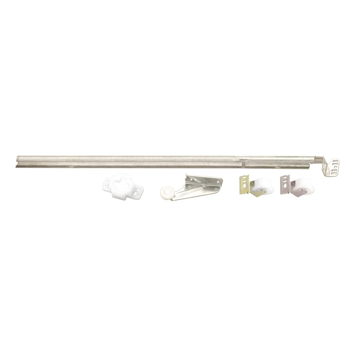 Cadmium Mono Rail Bottom Mount Drawer Slide