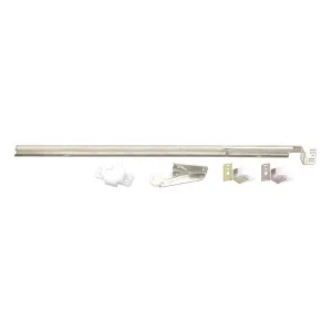 Cadmium Mono Rail Bottom Mount Drawer Slide