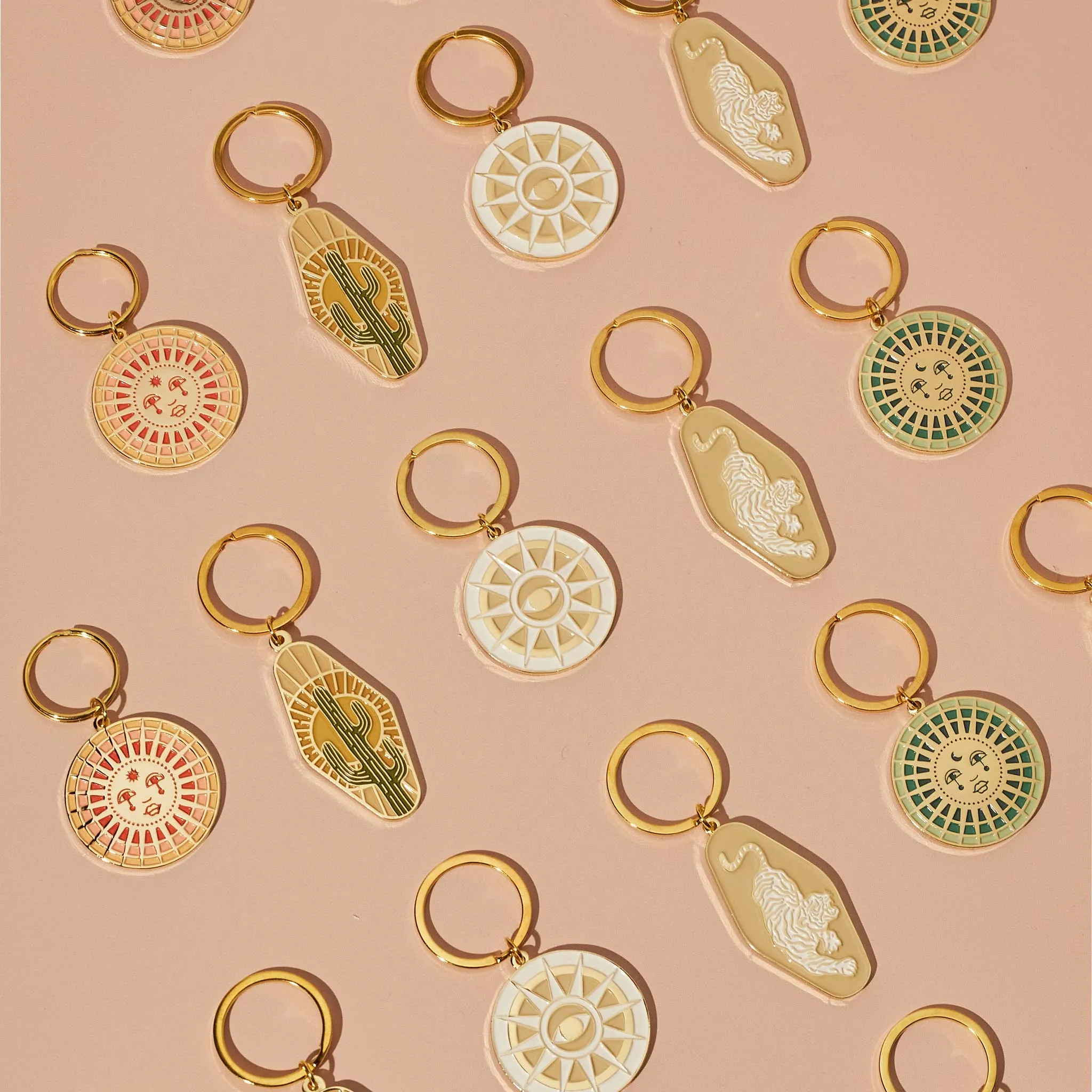 Cai & Jo Cactus Key Chain